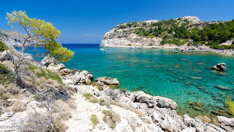 Achousa Hotel Faliraki Bagian luar foto